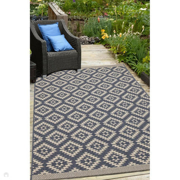County Genesis Navy In-Outdoor Flatweave Rug-Melrose-Rug Love - The Most Loved Rug Store